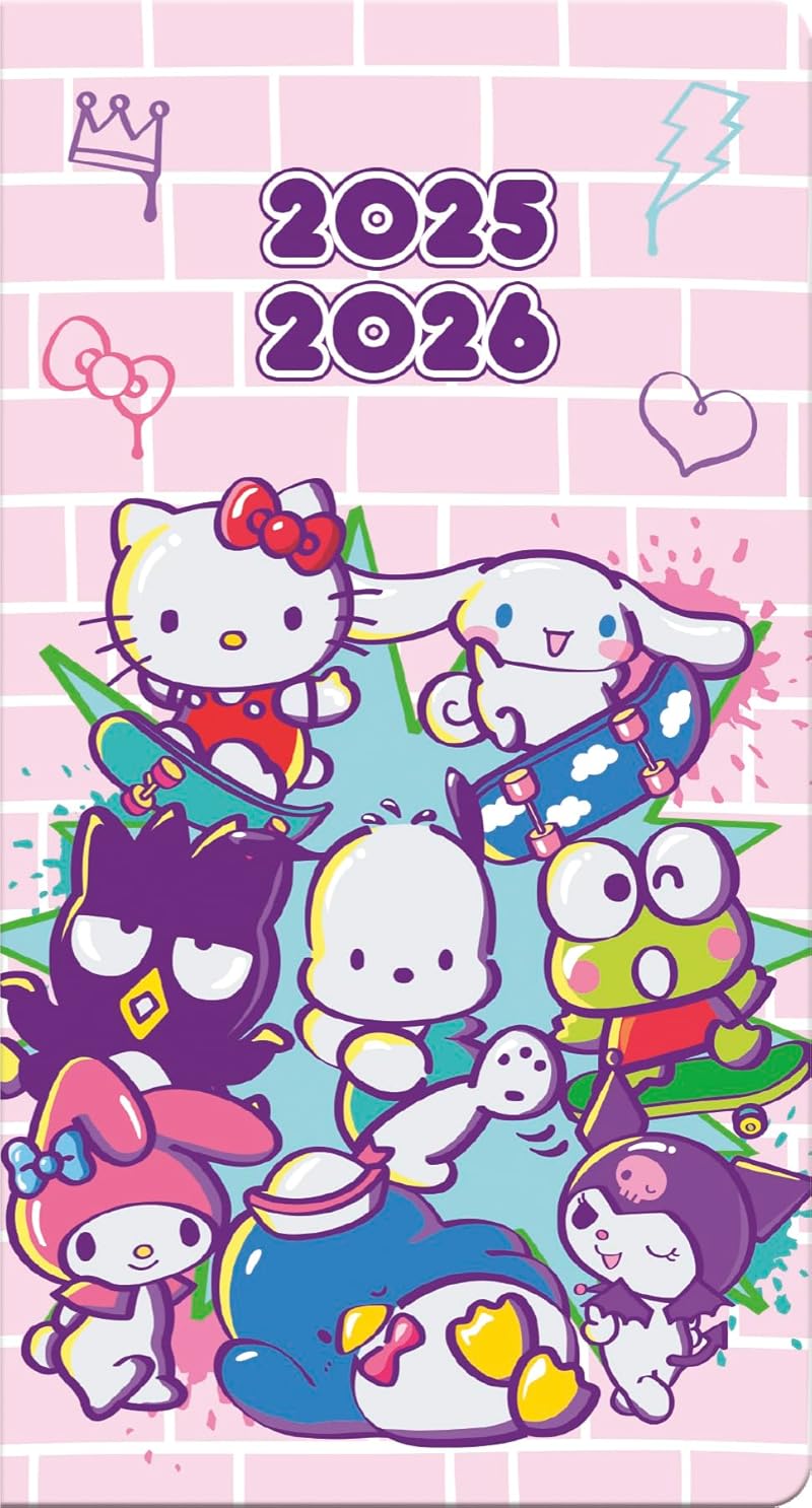 Hello Kitty Pocket Planner / Kalender 2025 - 2026