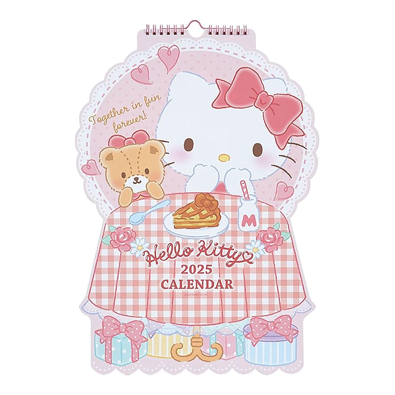 Sanrio 454419 Hello Kitty 2025 gestanzter Kalender Wand